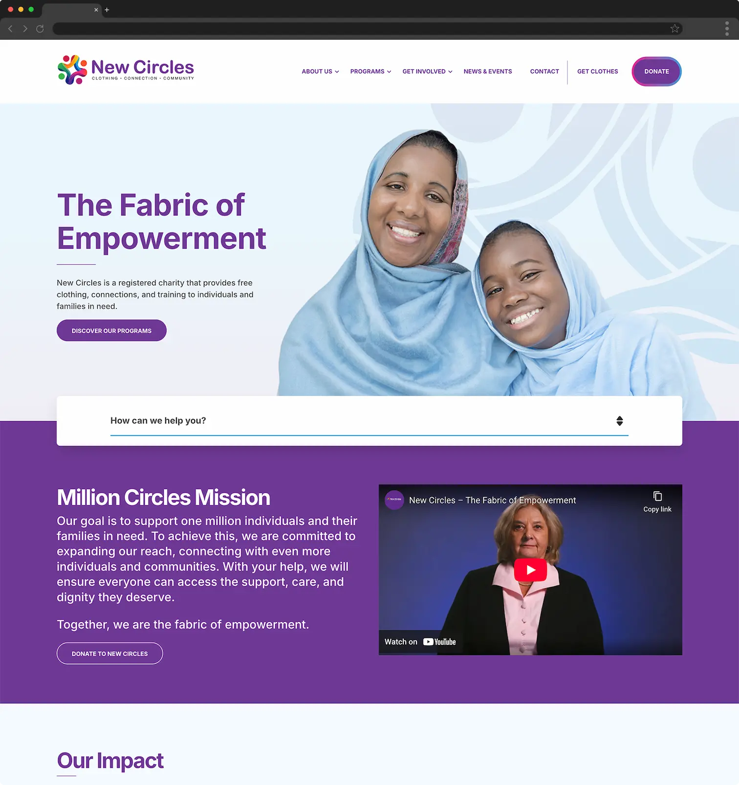 Homepage design after.