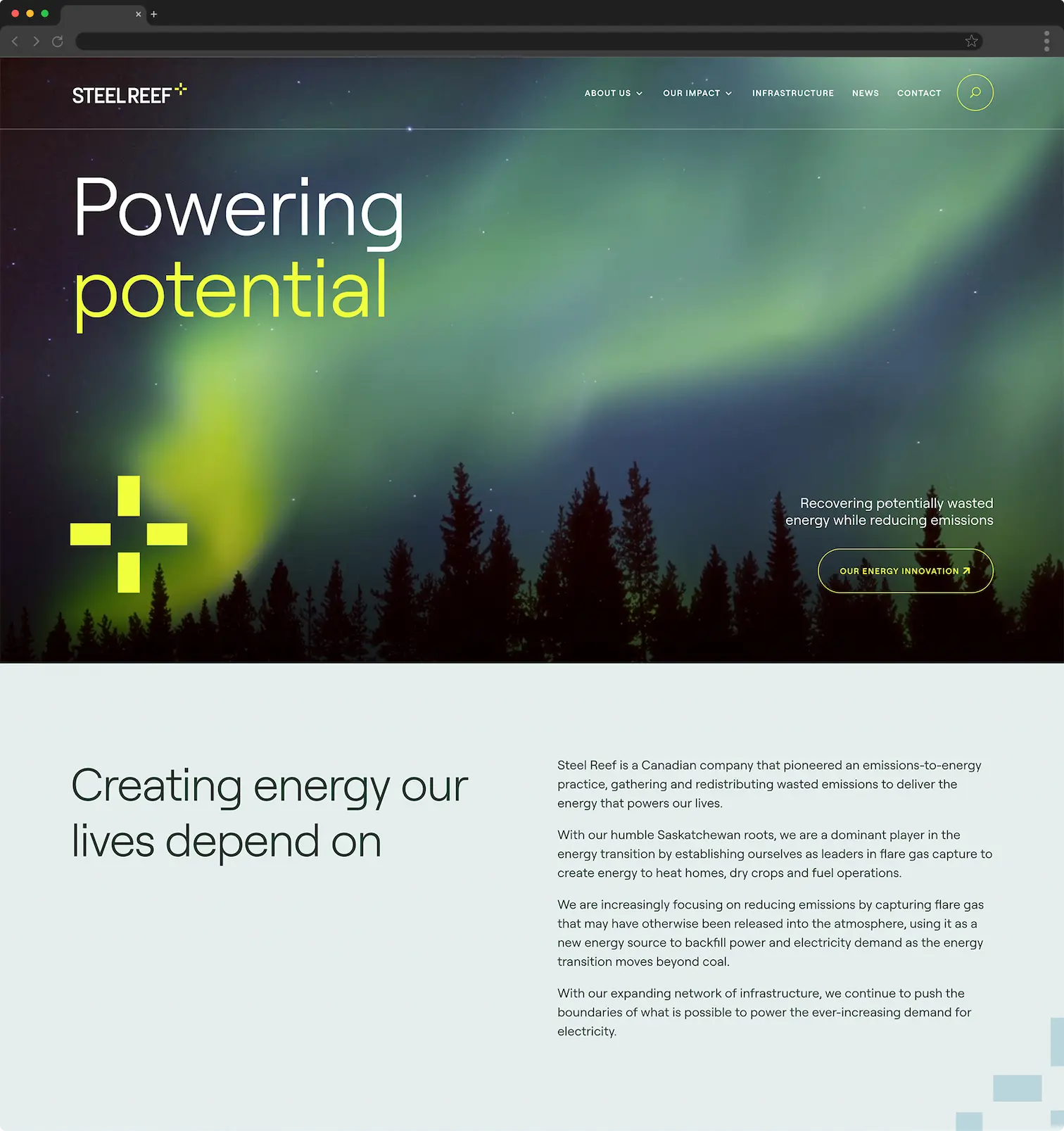 Homepage design after.